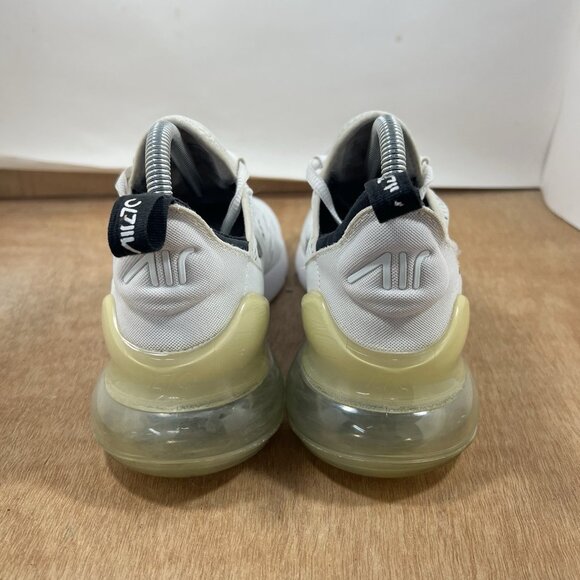 Nike Air Max 270 Women's Size 8 AH6789-100 White Black Running Athletic Shoes - Picture 4 of 9